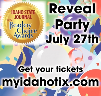 Reveal party July 27th, Idaho State Journal
