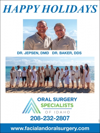 Happy Holidays, Oral Surgery Specialists of Idaho, Preston, ID